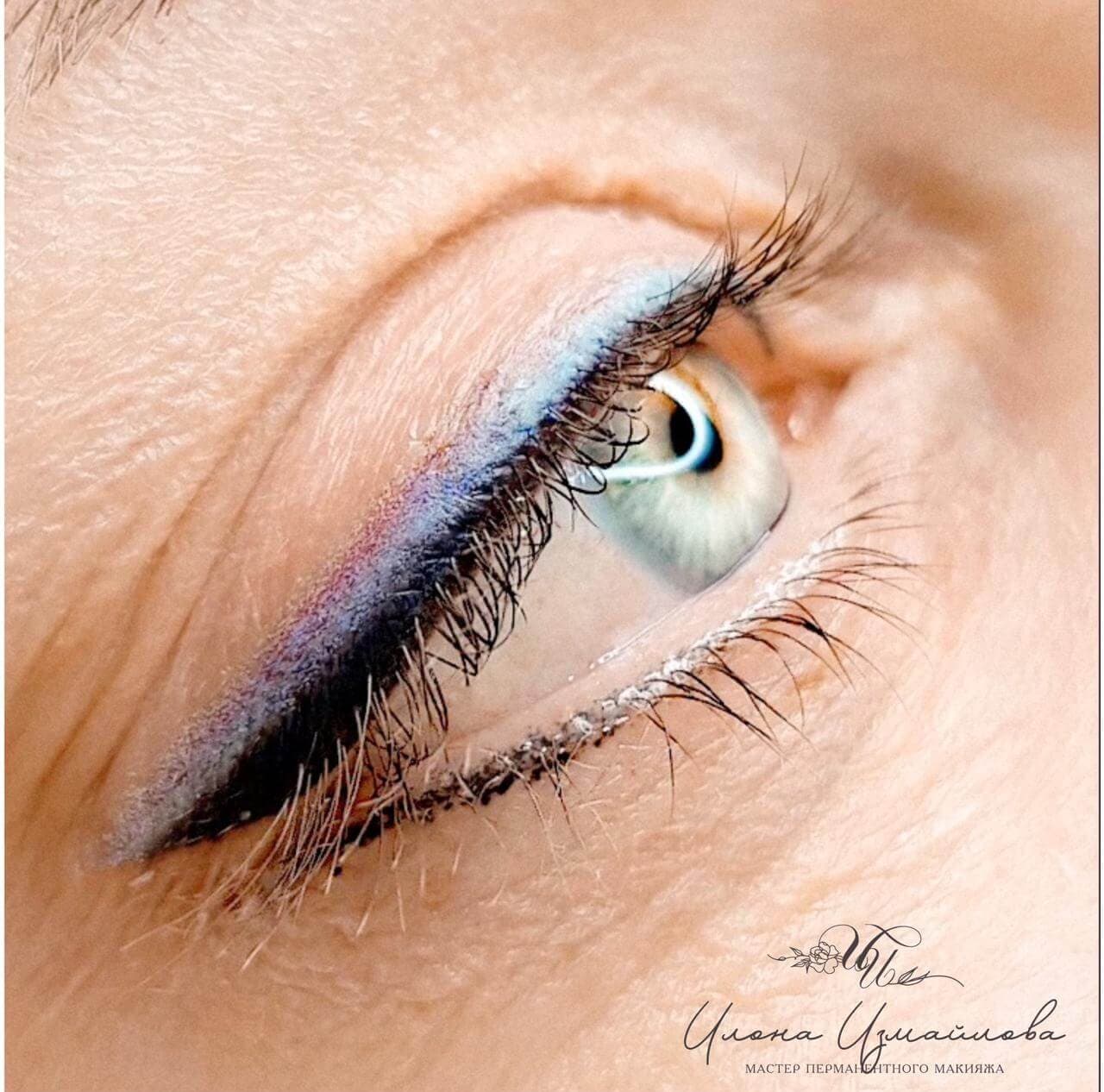 Цветной макияж