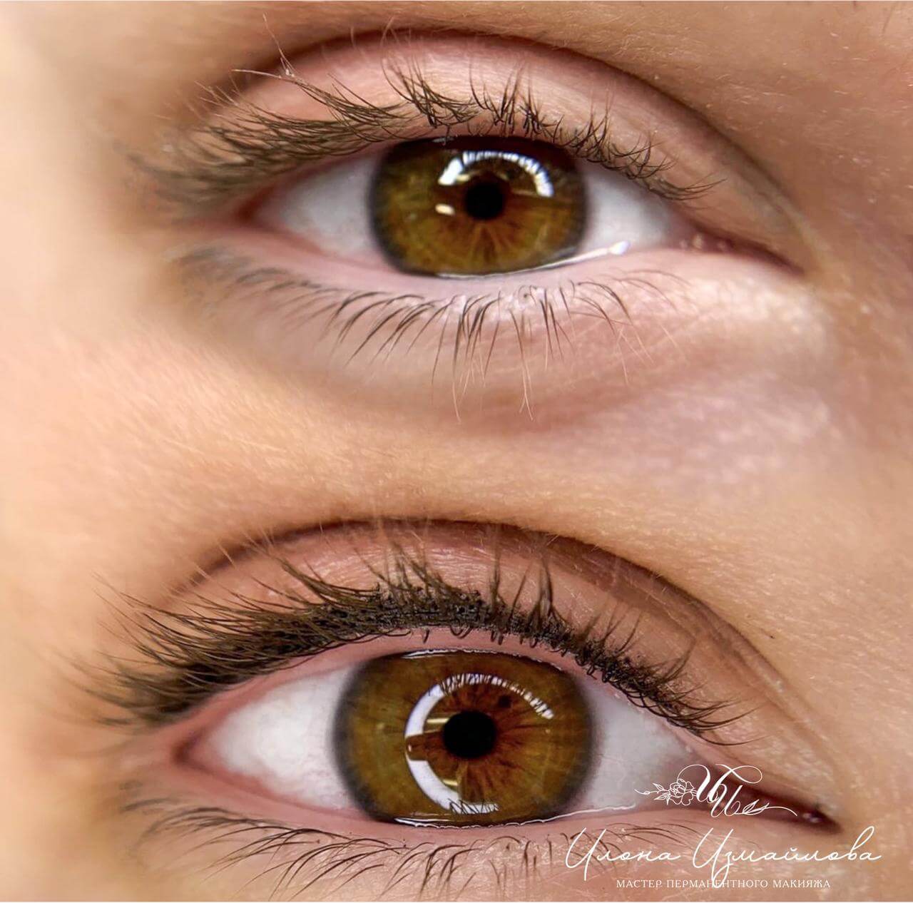 Межресничный татуаж