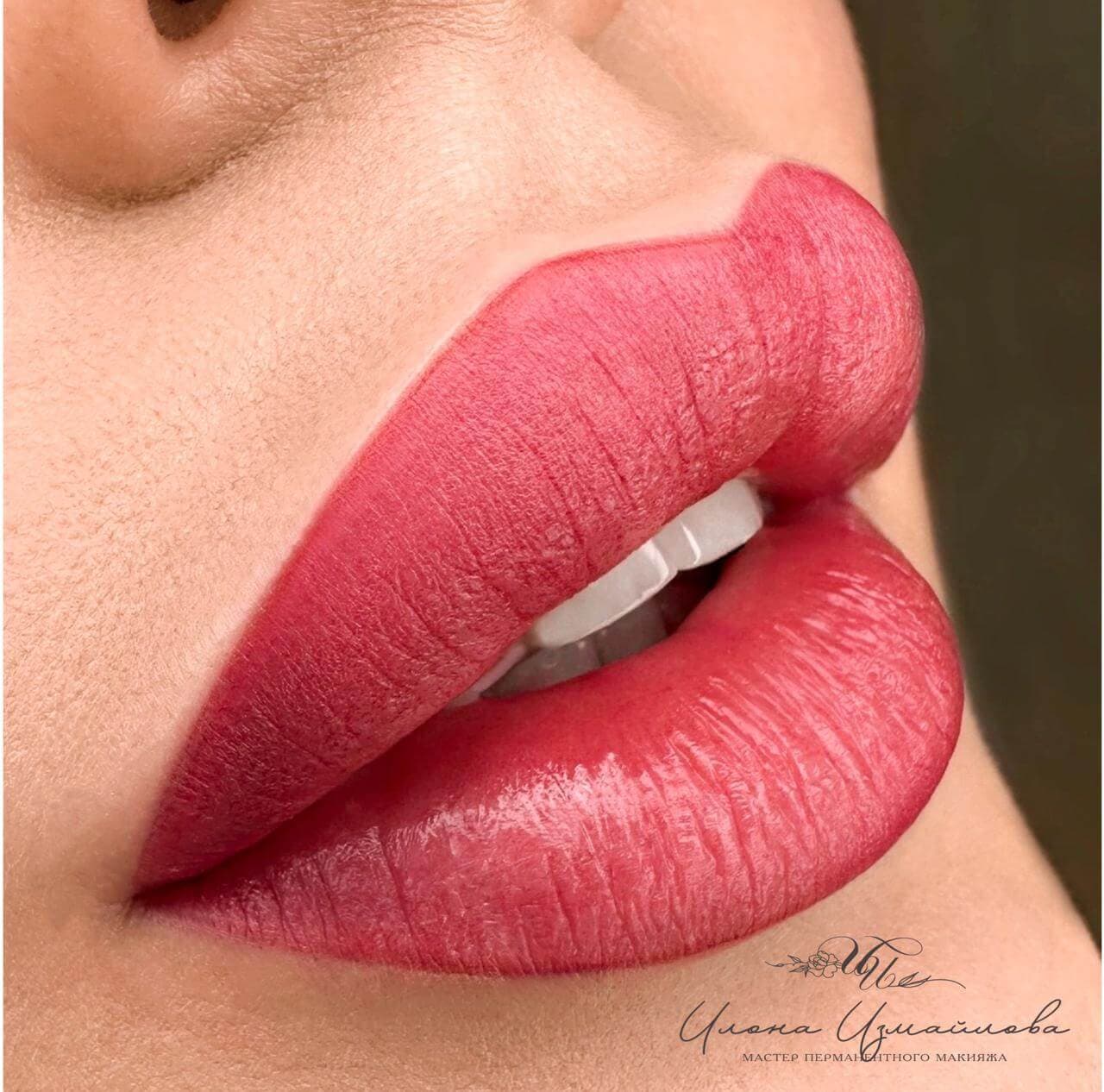 Помадный эффект