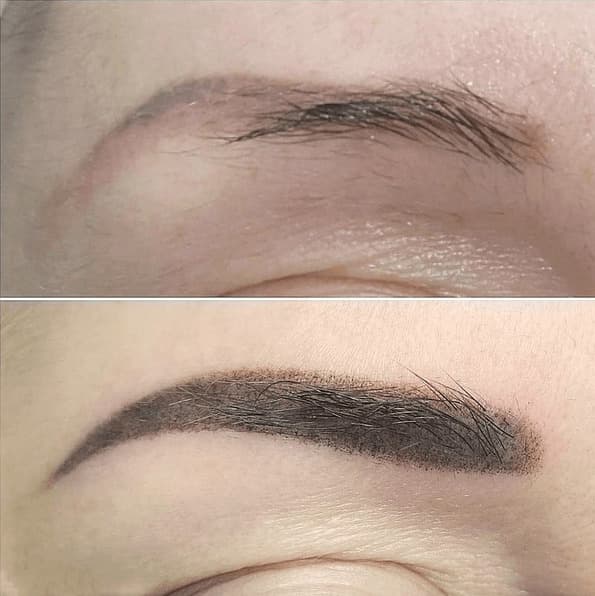 Перекрытие татуажа